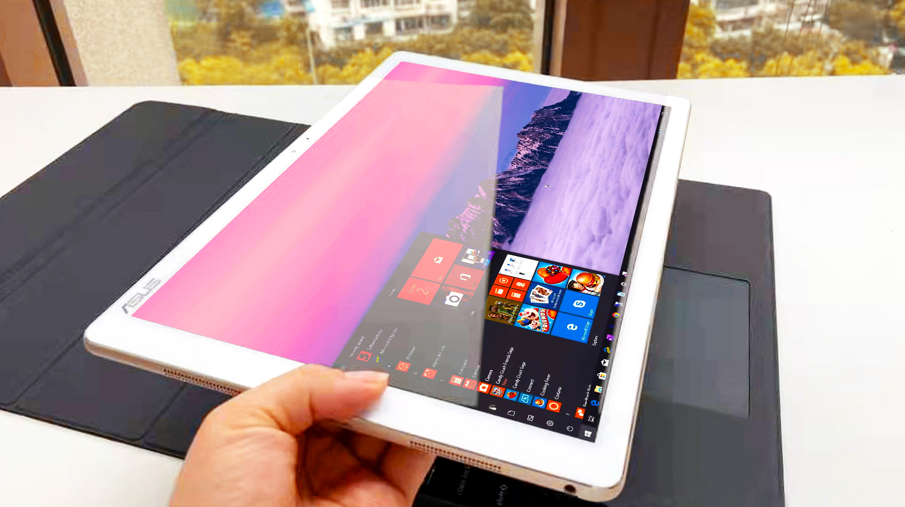 比笔记本电脑便携好用，这款华硕平板，2.8k屏幕娱乐体验出色