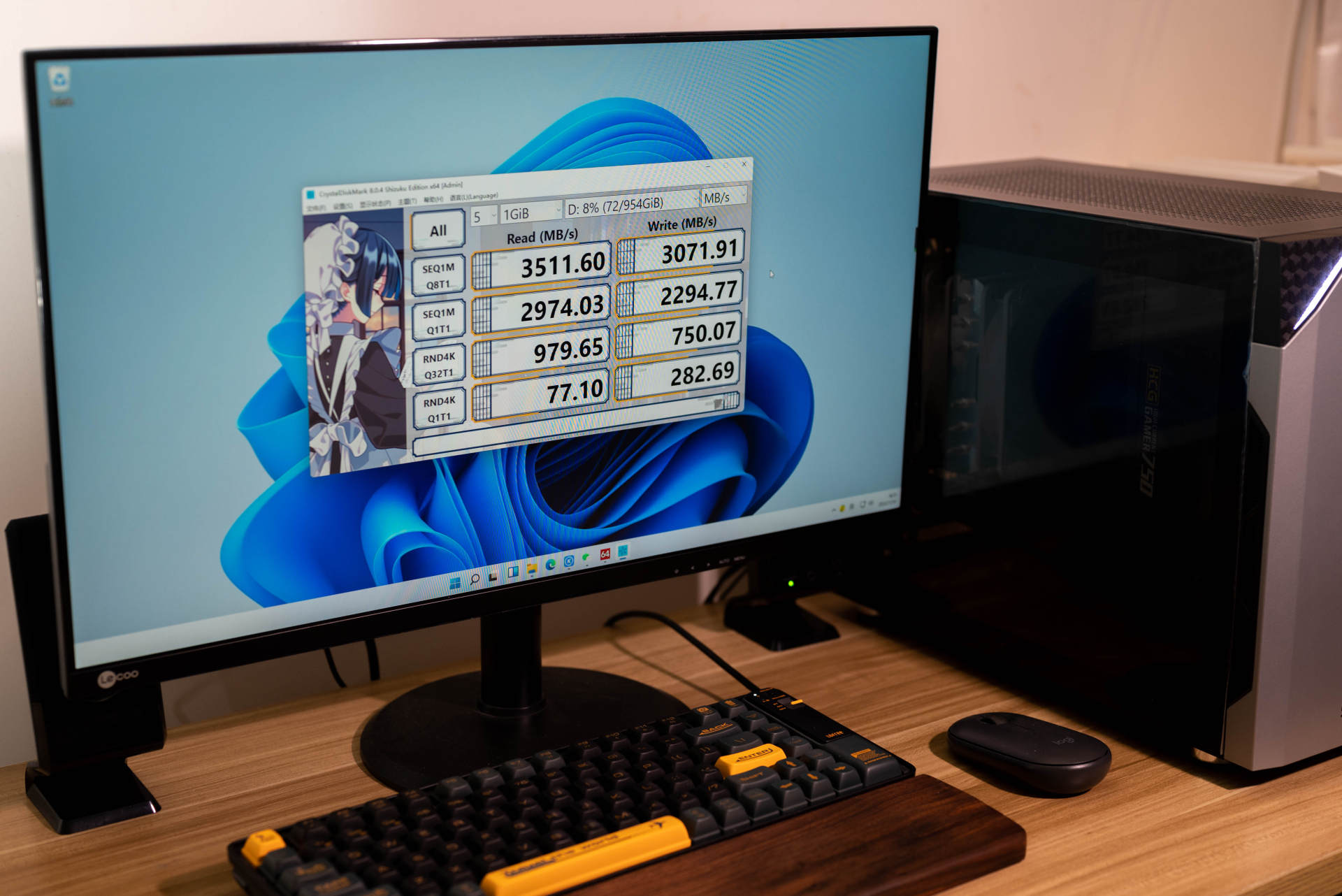 标称3500MB/s的aigo硬盘，P3000 Pro表现出人意料，闪存颗粒大不同