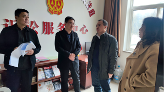 绥德法院赴子洲县人民法院裴家湾法庭调研
