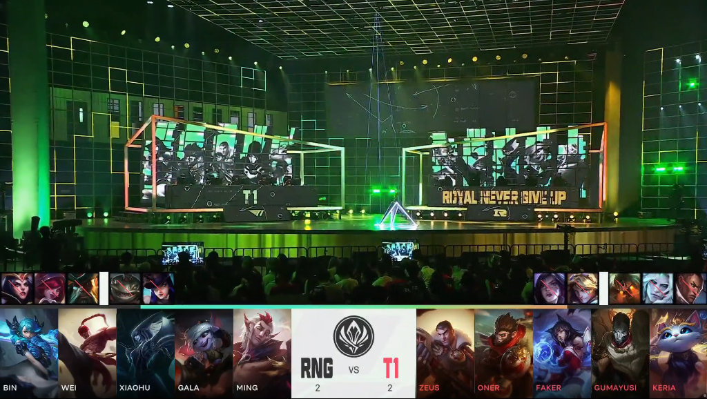 我们又是冠军！RNG  3-2 力克T1，成功卫冕MSI