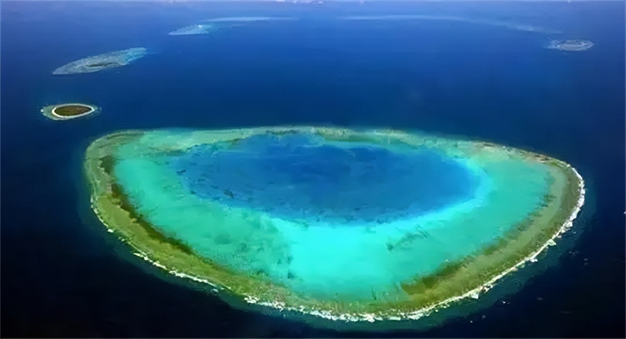 中沙群岛黄岩岛,总面积约150平方公里,南海铁三角最重要一环