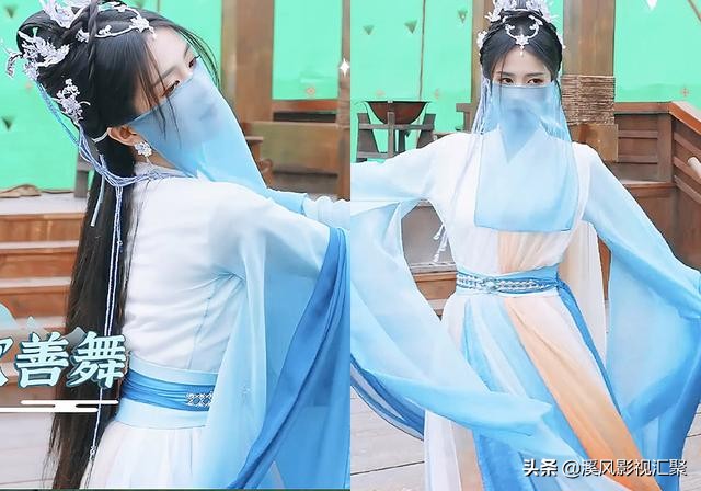 长月烬明：叶夕雾的10套造型，战损蓝色真好看，敦煌风格太绝美