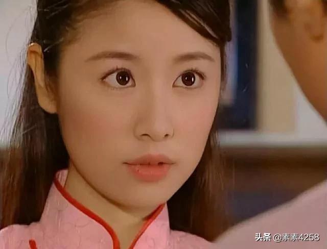 年轻时的林心如，灵气逼人，像画里走出来一样