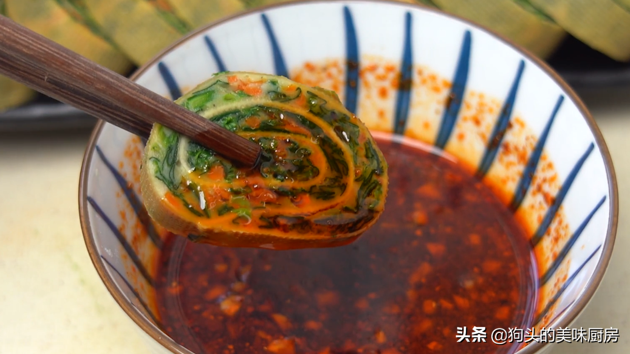孩子不吃菠菜的试试这菜卷，3种食材一起，营养美味，不加肉也香
