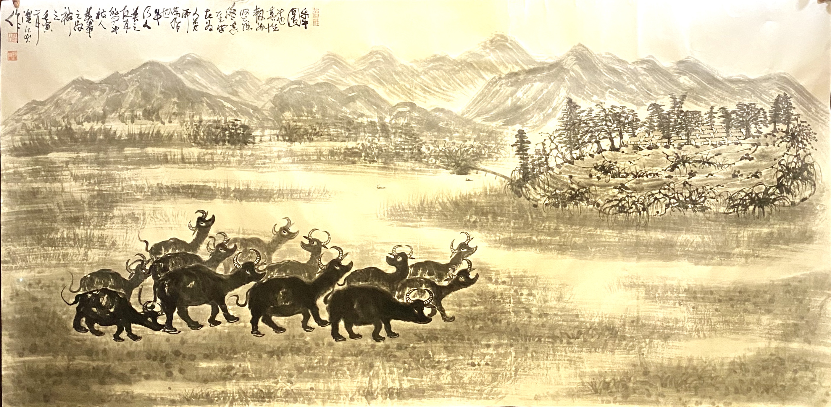 牛画,牛人,牛劲,李可染朱祖国成功的奥秘