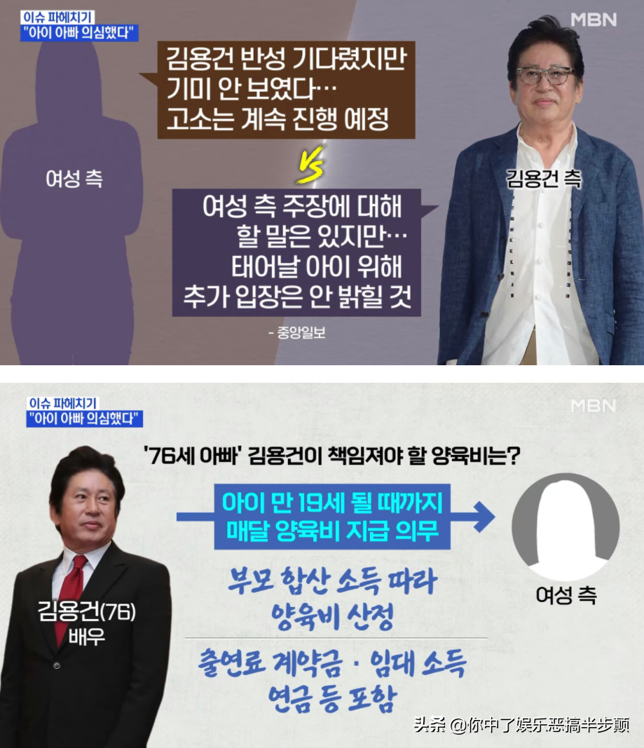 韩国75岁男星再当爸！曾反对小39岁女友产子，今验DNA确认关系