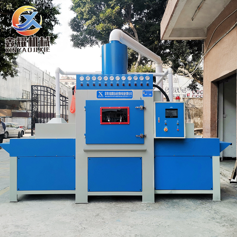 鑫耀噴砂機廠家全自動輸送式噴砂機
