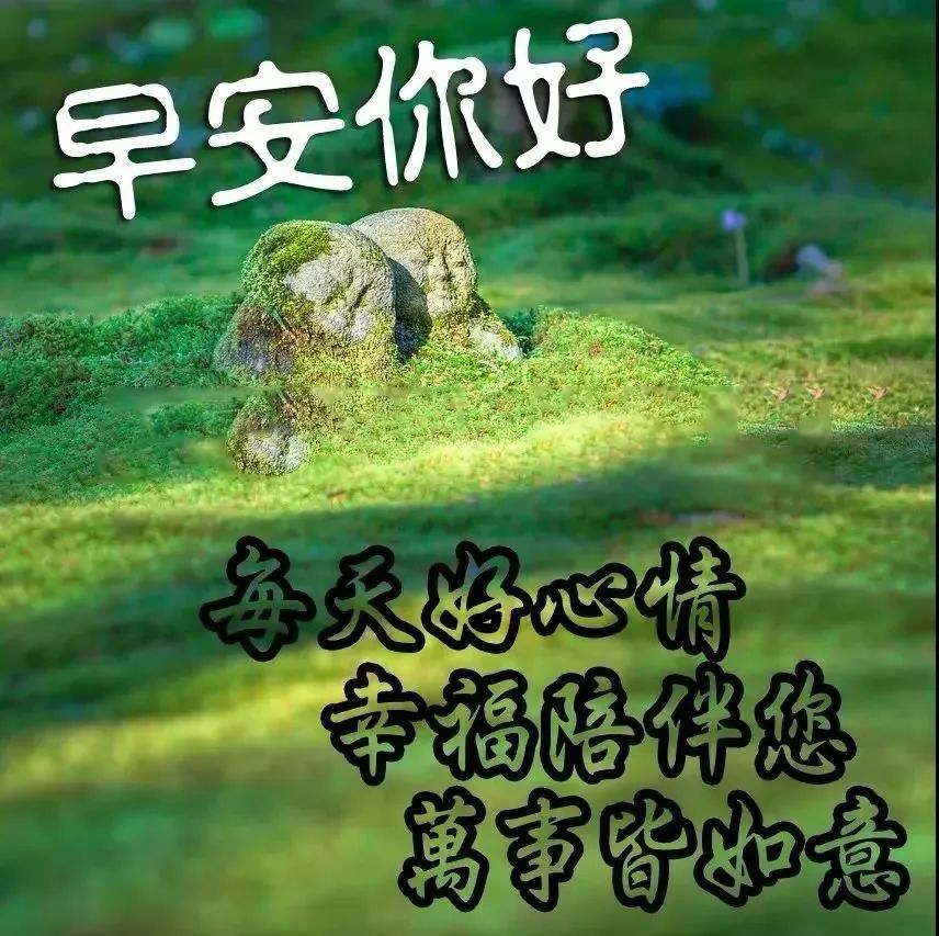 最新版早上好图片，最美早上好动态问候语，乐在生活、美在心情图片