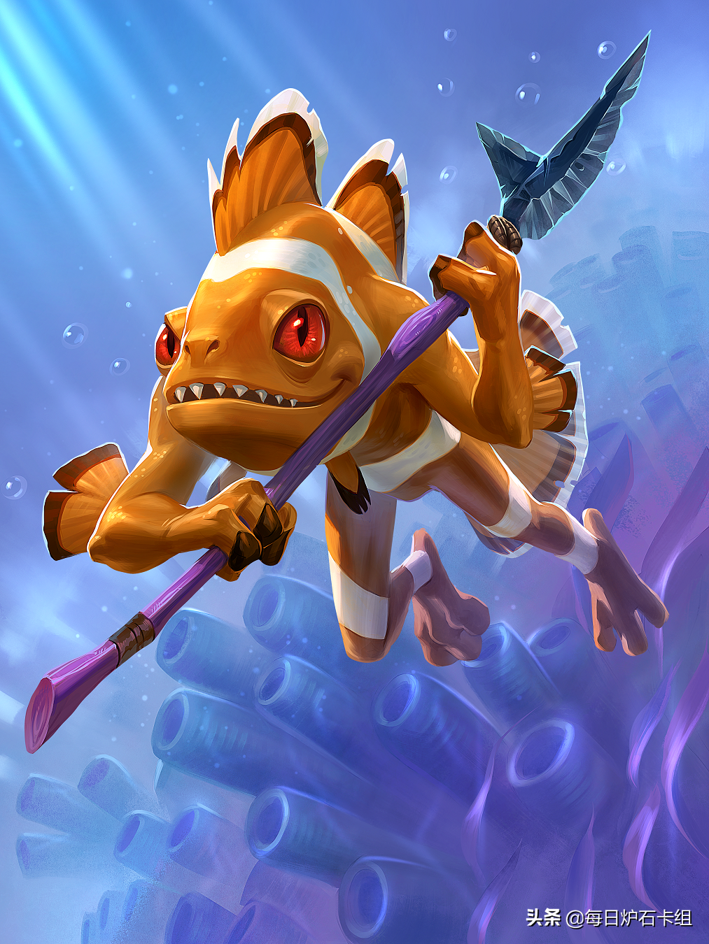 炉石传说：食人鱼集群来袭！战吼萨回归铺场嗜血路线