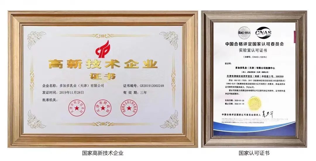 喜訊！多加多國際連續(xù)6年蟬聯(lián)乳制品工業(yè)協(xié)會質(zhì)量金獎
