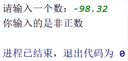 「Python条件结构」if…else实现判断是否为正数