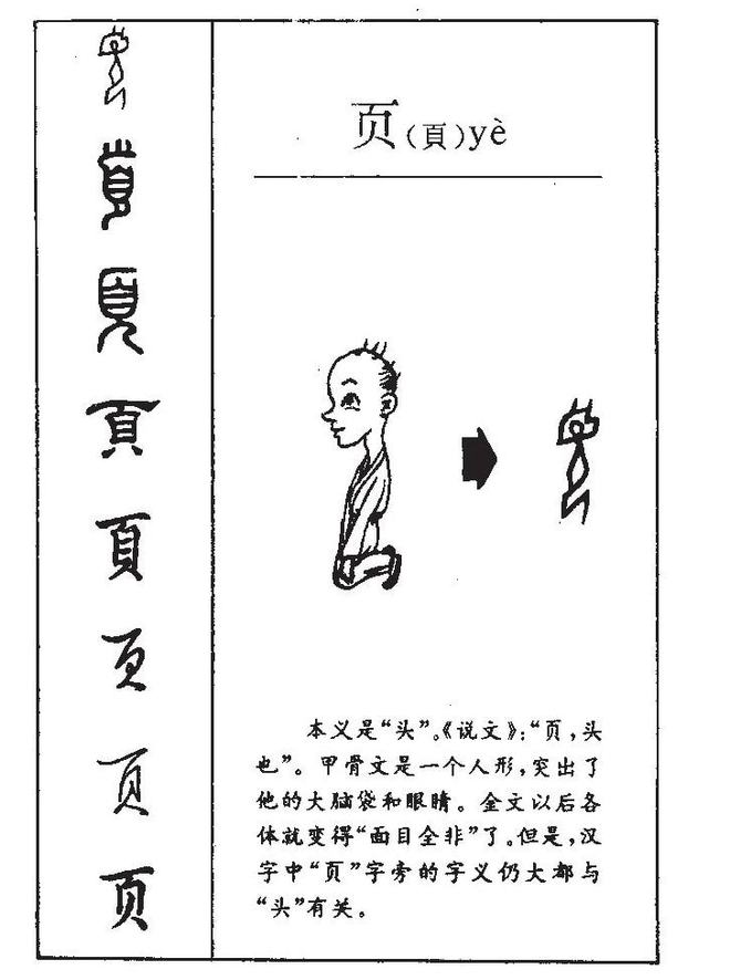 “页”字的内涵探究