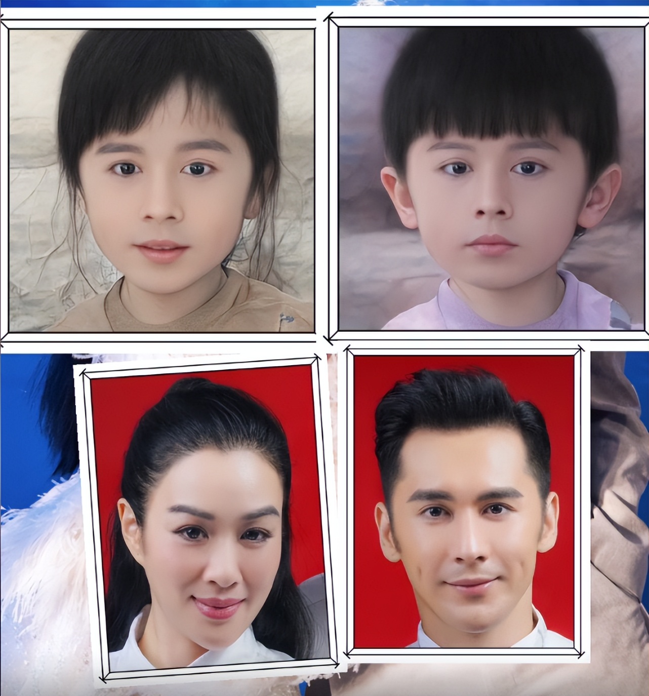 钟丽缇晒照为老公庆生，两女儿身高超妈妈，张伦硕搂着妻女好幸福