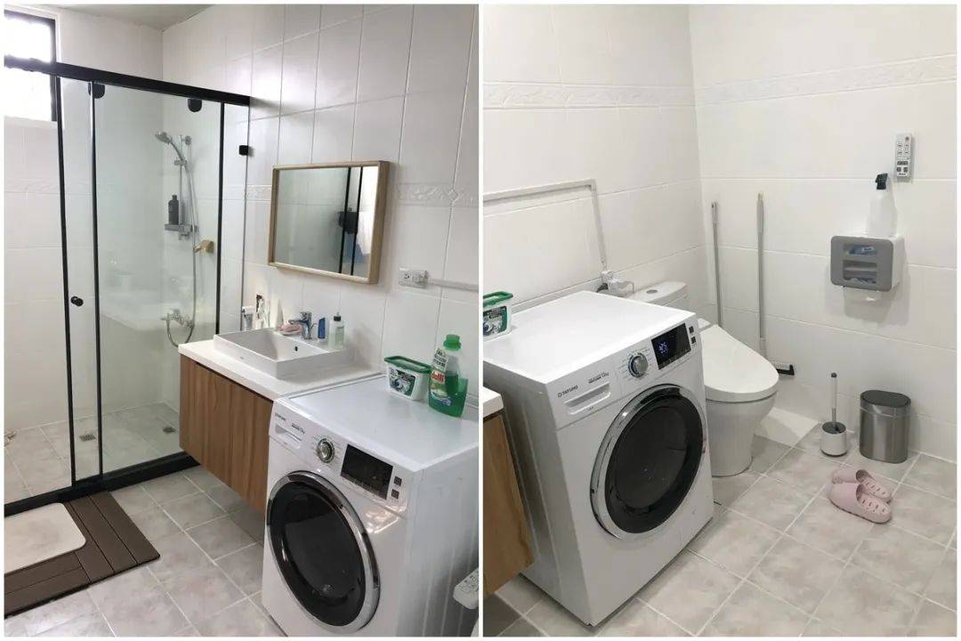 神老公改造！20年老屋变身清新婚房，DIY翻浴室、还有超美工作室