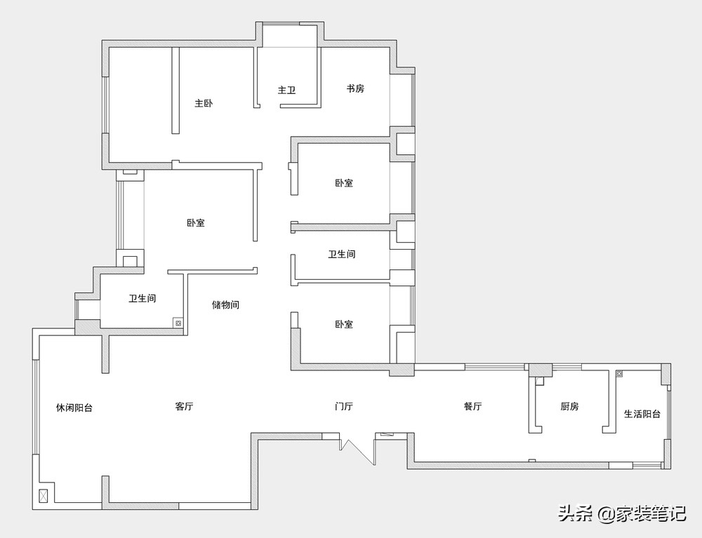 夫妻俩回老家买210㎡大平层，装修现代中式风，走进去看一步一景