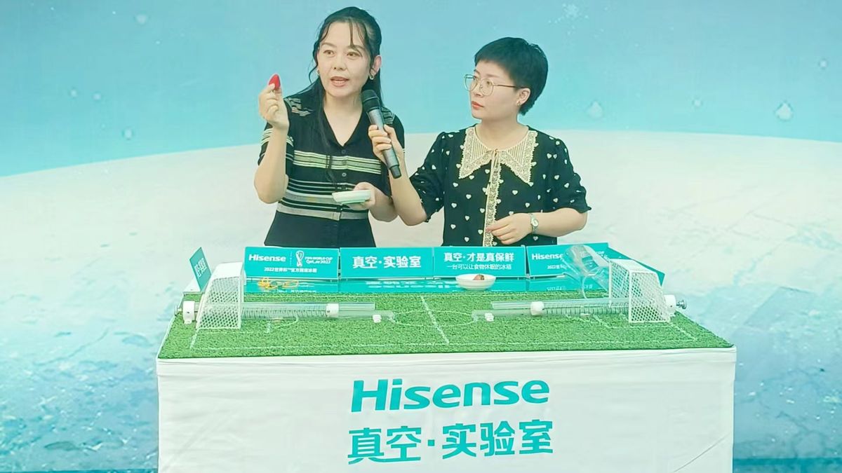 世界杯指定冰箱破圈来袭，海信冰箱“真空·实验室”全国巡展