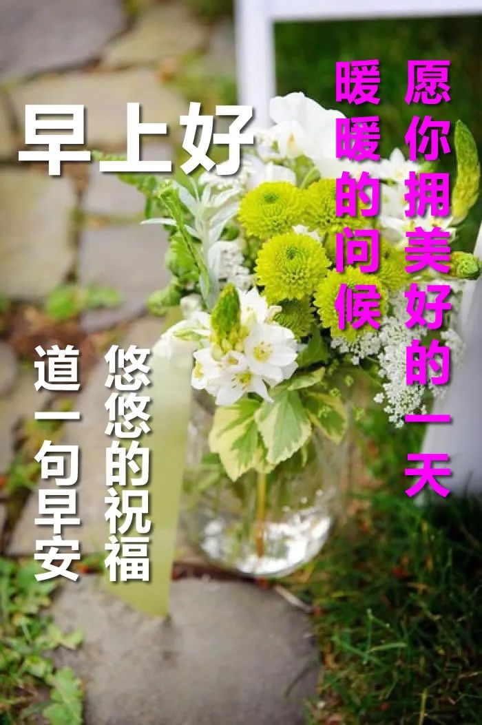 新周早上好表情图片，最新早上好每天祝福语，心之所愿、无所不成图片