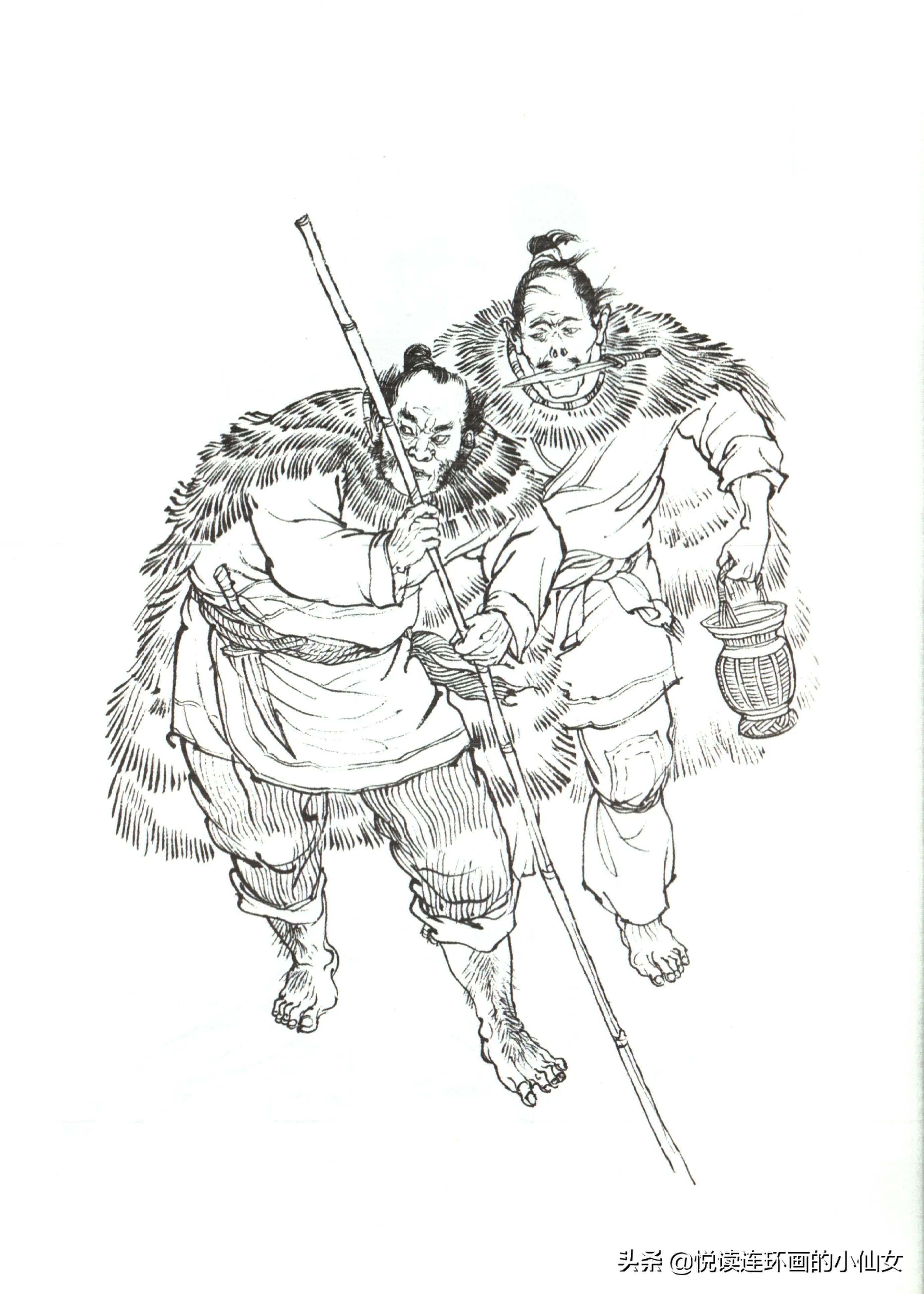 西游记神魔人物画谱，李云中绘插图(192)