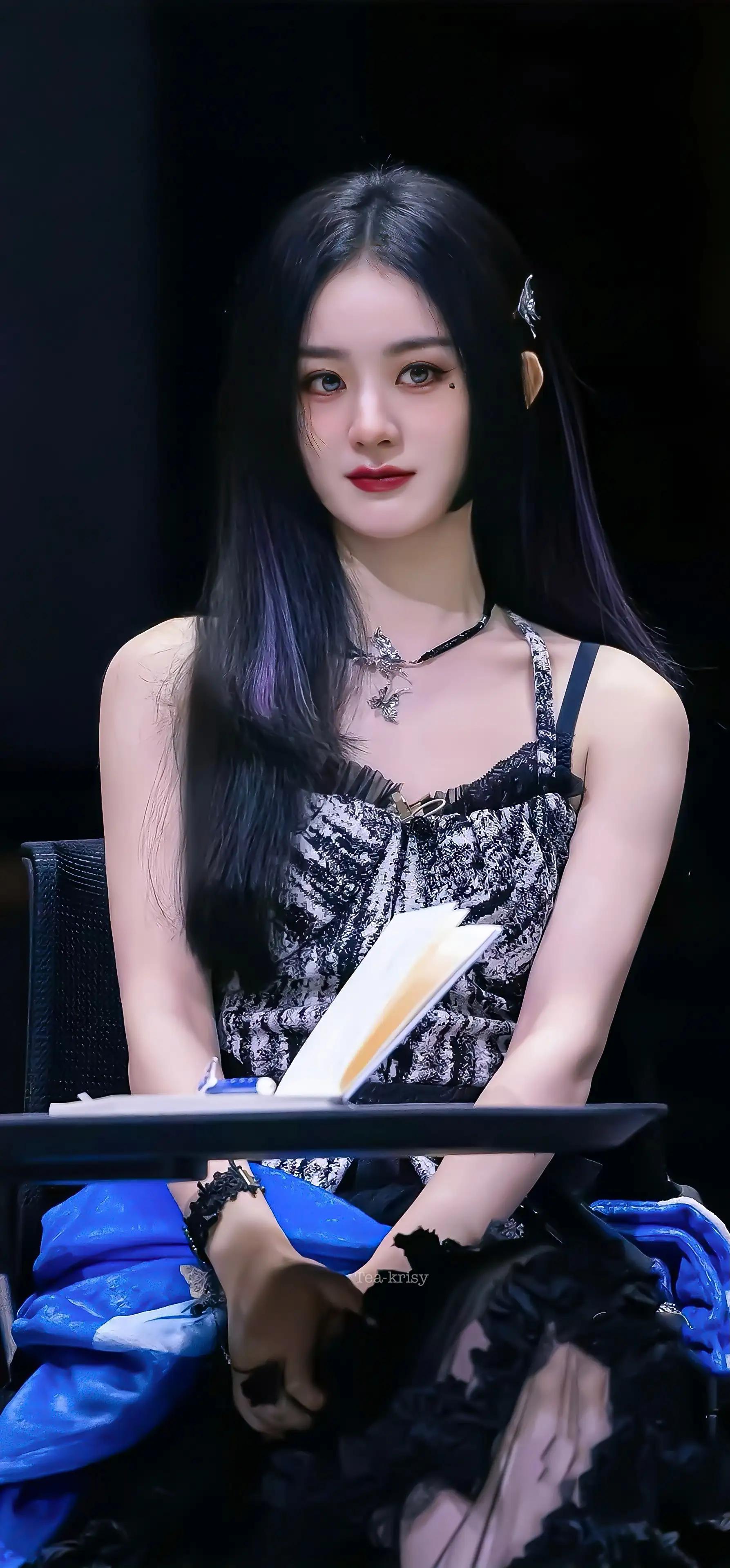 赵丽颖 公主切 暗黑 开始推理吧 手机壁纸