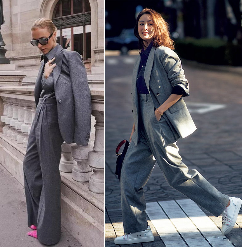 真绝,又被"灰色"的气质美到了,这些搭配示范值得借鉴