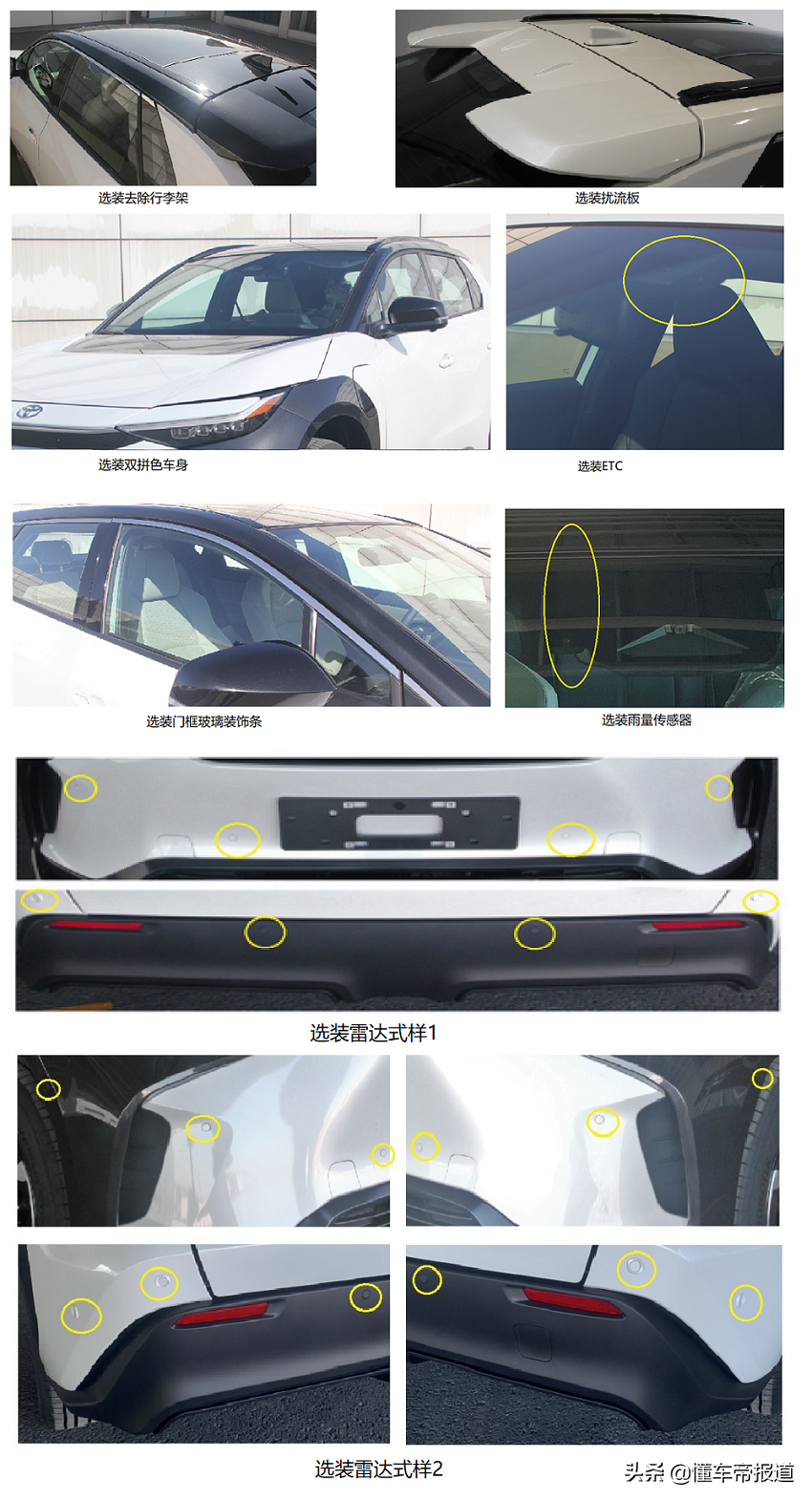 新车｜搭载太阳能板车顶，尺寸接近Model Y!一汽丰田bZ4X首次亮相