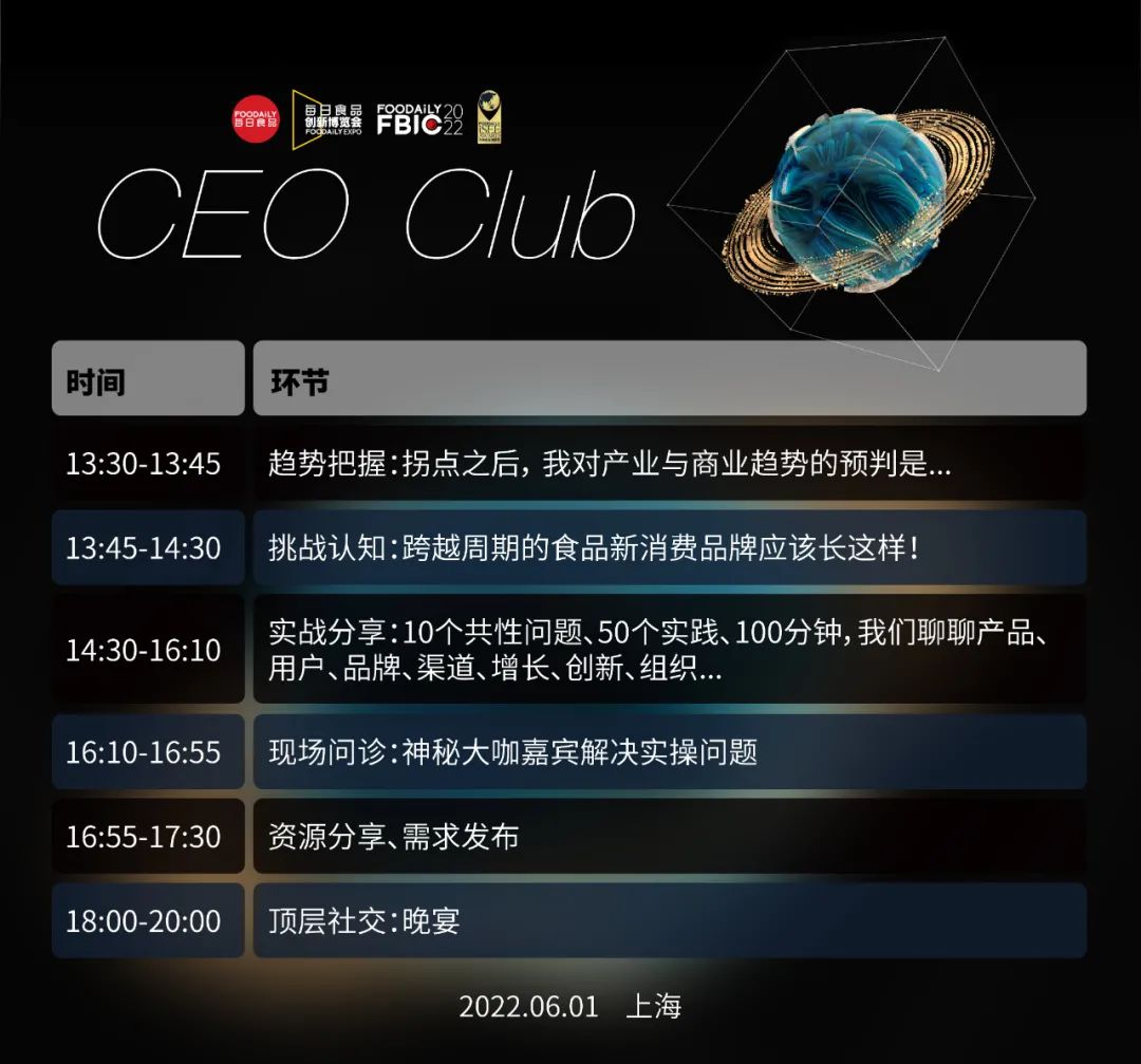 100位食品CEO聚会畅聊：趋势、踩坑、认知...消费拐点后该怎么干