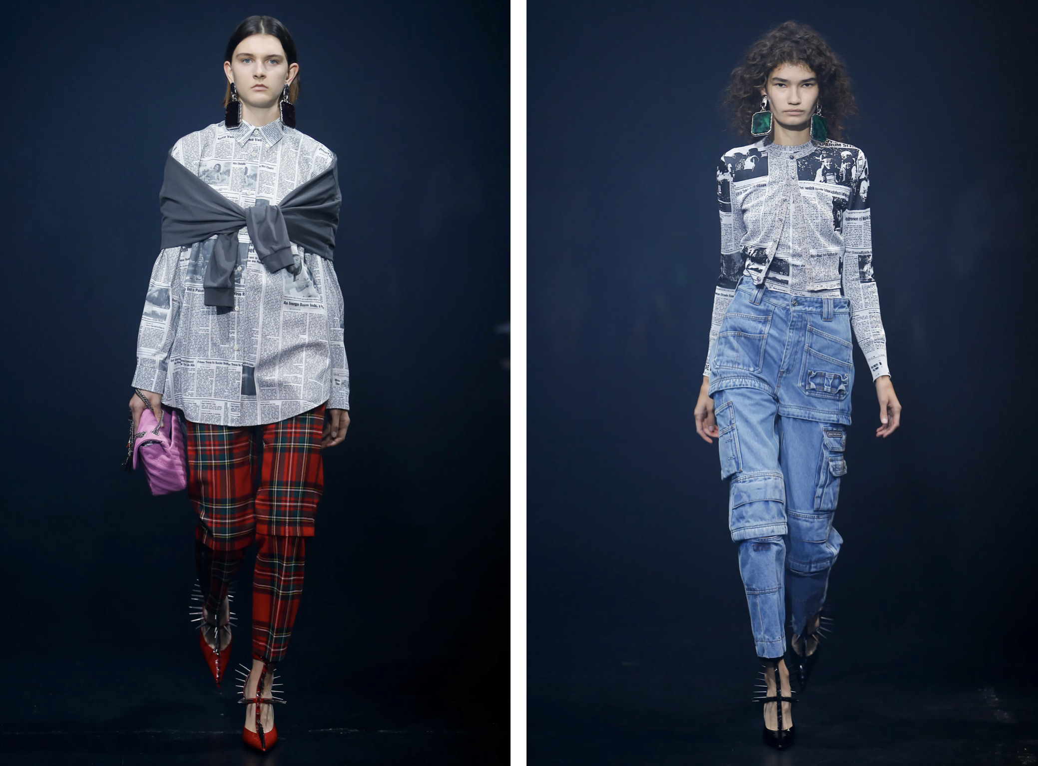 报纸印花入侵时尚圈