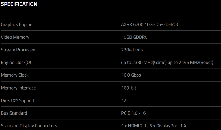 迪兰恒进推出 amd radeon rx 6700 显卡