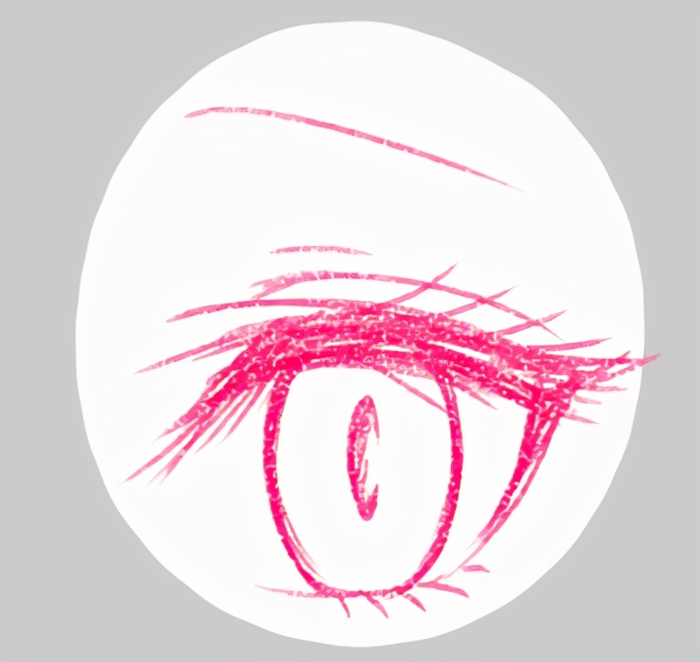 新手速学——画二次元眼睛教程