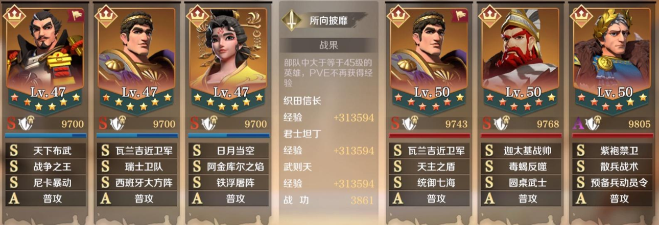 文明与征服最新阵容推荐！织田战王