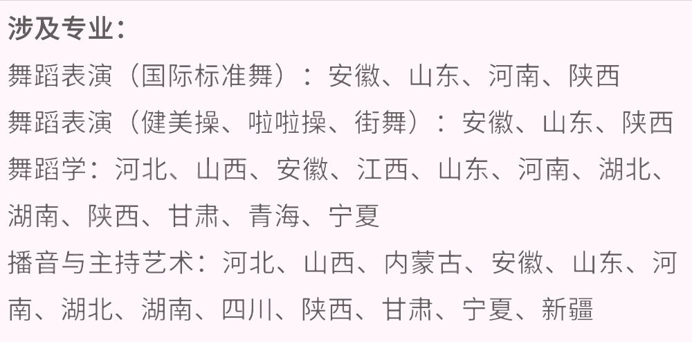 艺考生看过来收藏好！186所大学采取统考成绩招生艺术类专业