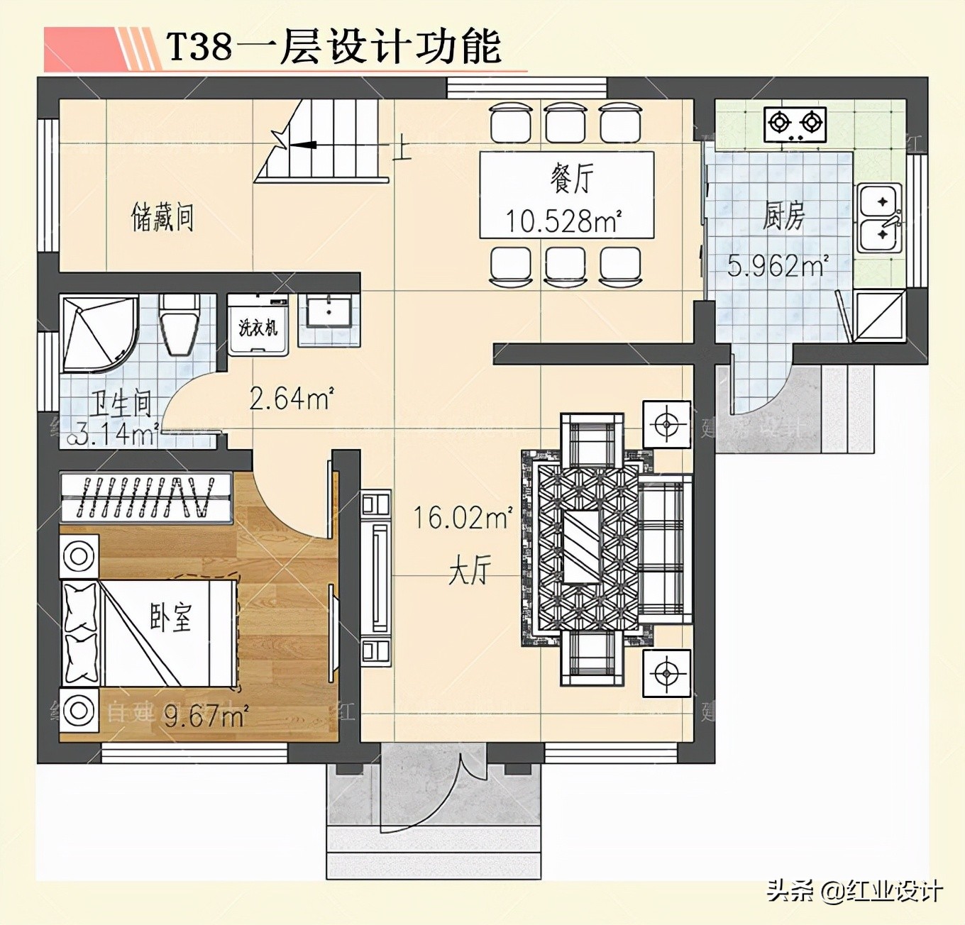 农村自建两层平顶养老房，就从这5套来选，简洁实用美观也易施工