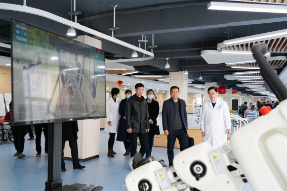 庐阳区委常委、庐阳经开区管委会沈兵一行到华安脑科医院指导考察