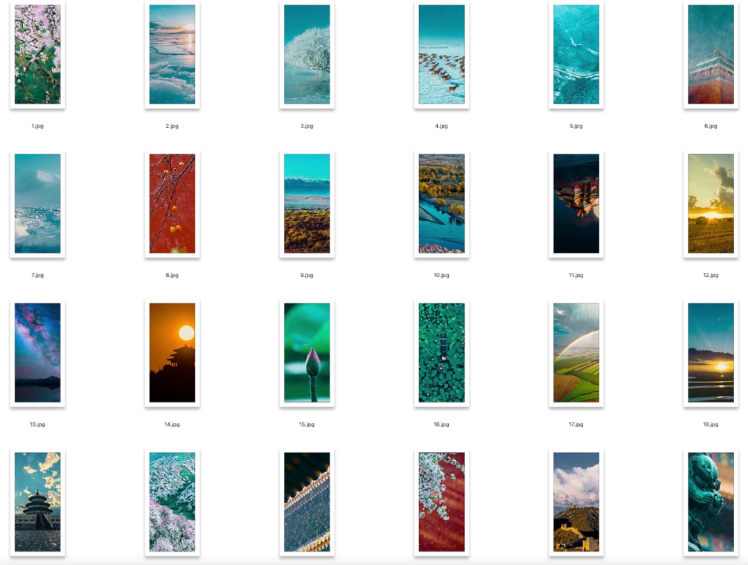 「帧帧如画」冬奥会开幕式的24节气倒计时壁纸分享