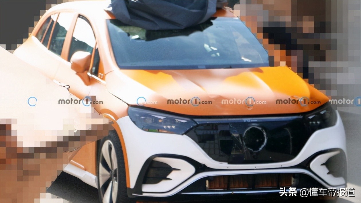 新车｜北京奔驰国产 对标Model X！EQE SUV实车曝光，颜值打几分？
