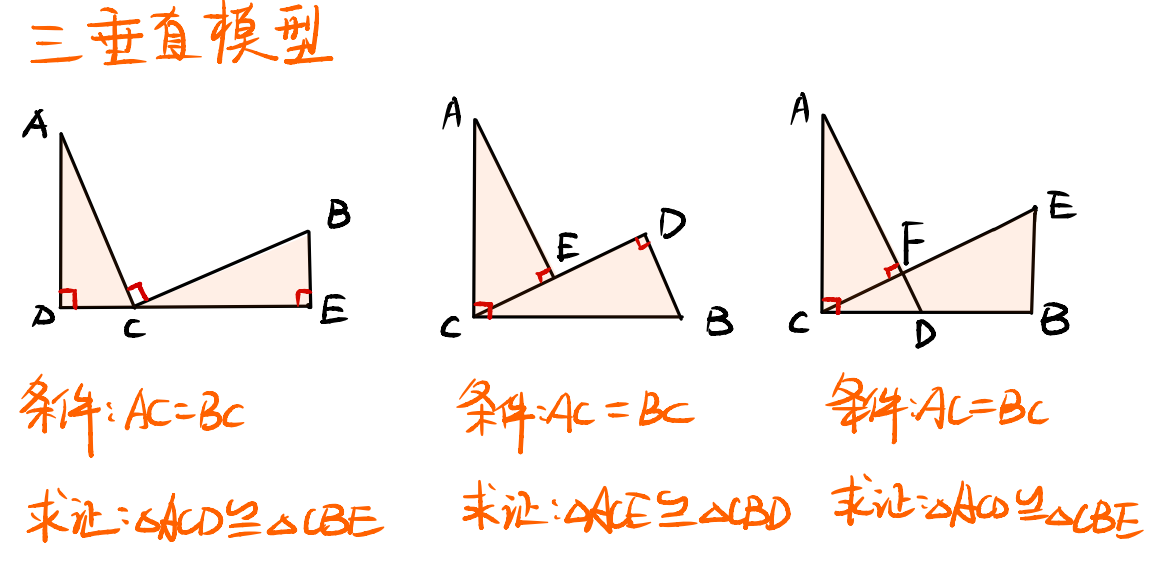 初中数学：全等三角形模型汇总