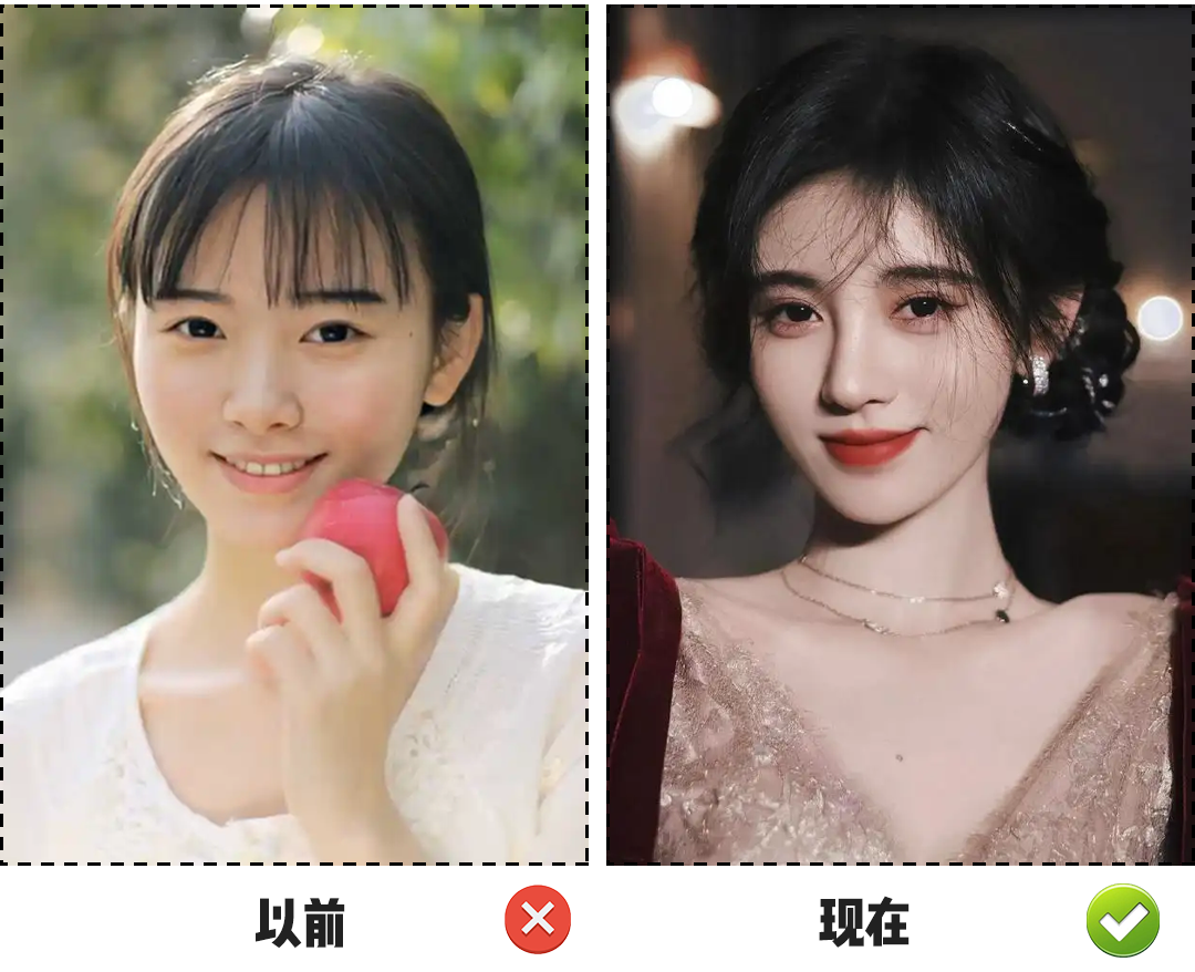 鞠婧祎又来造福美妆界了！素人撞脸刘亦菲，气质却差了十万八千里