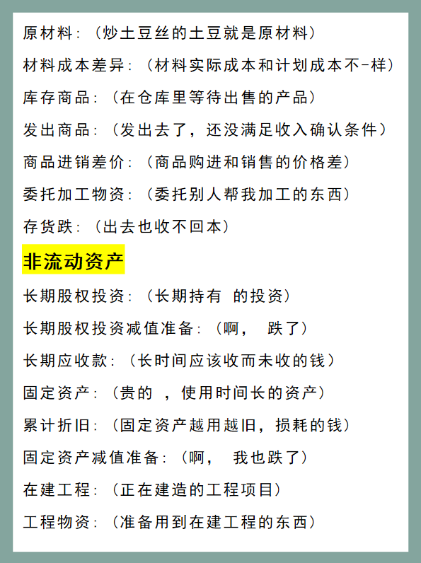 聪明的会计，都是这样记会计科目的，简单通俗，真的太好记了