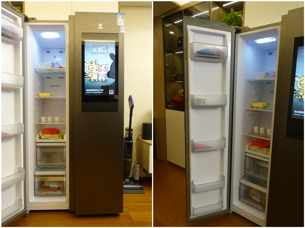 2022年度推荐，云米大屏冰箱又潮又好玩