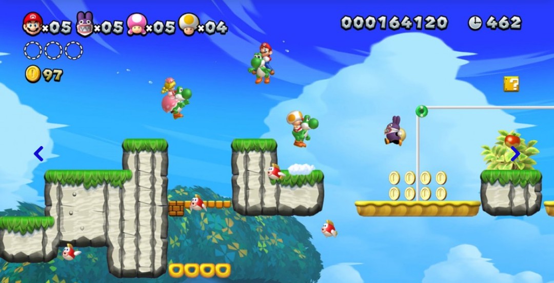 switch版《新 超级马力欧兄弟U 豪华版》冒险＋闯关