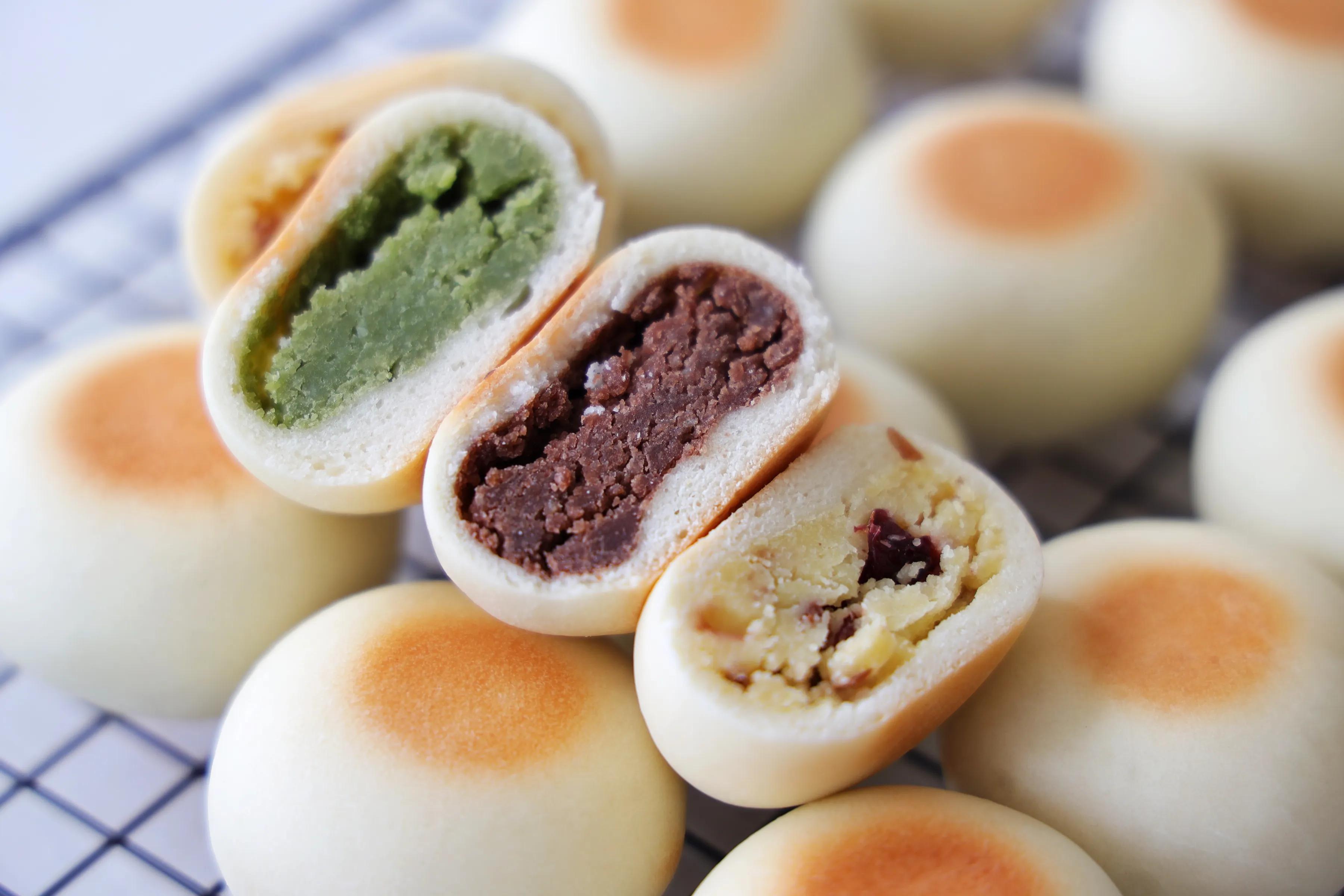 不用开酥的绿豆饼，低油低糖，好吃不上火，清爽不油腻