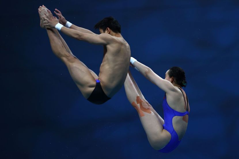 2022年游泳世锦赛第十五日，跳水梦之队收获本届第十金