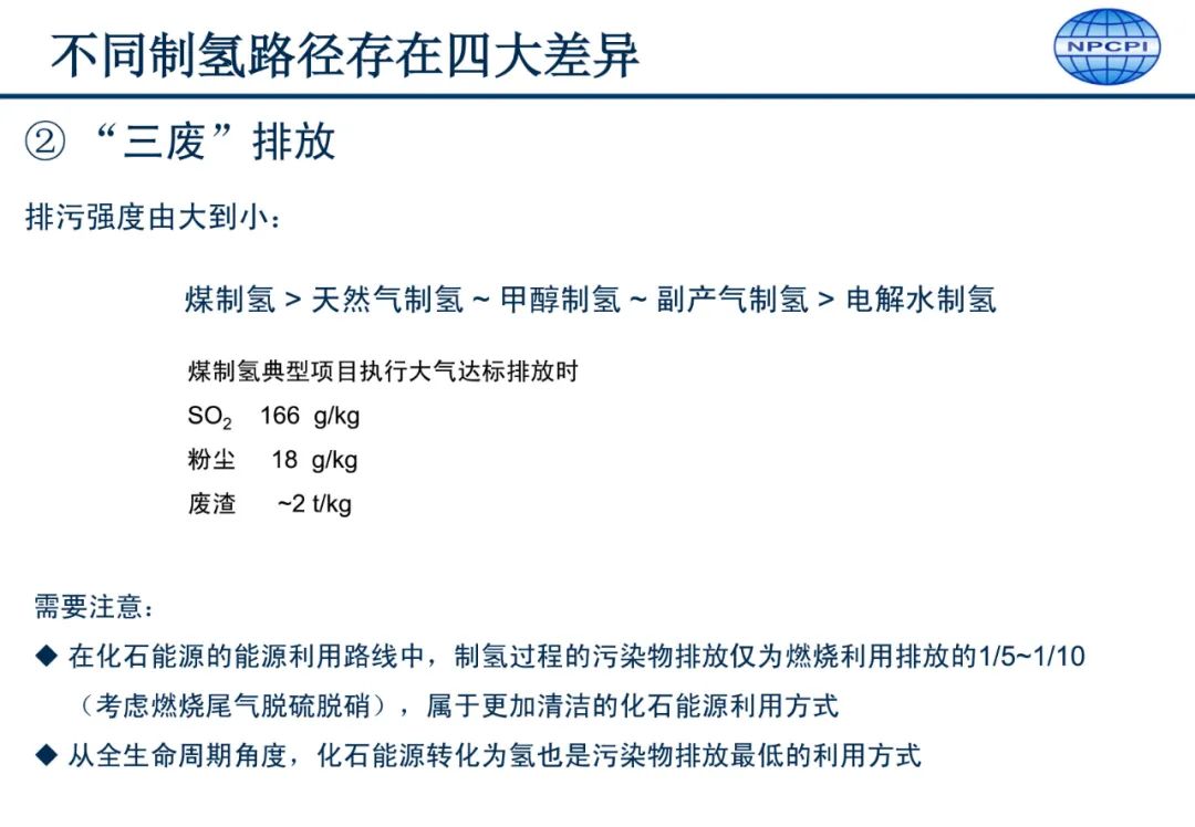 中国氢能供应链发展要点