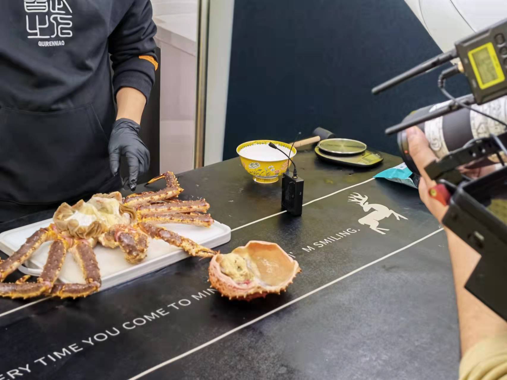 山东济南帝王蟹水饺宣传片视频拍摄花絮–上山传媒-上山传媒