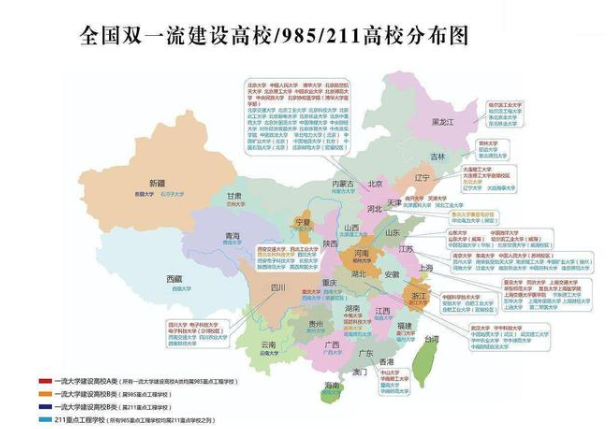 全国各省考上985、211大学难度排行出炉，安徽、河南排名瞩目