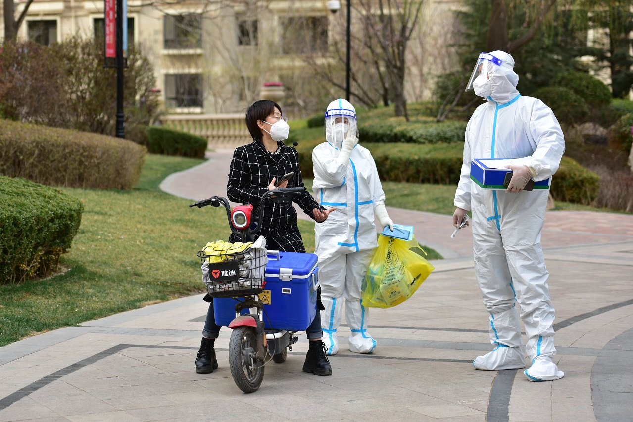 春雨润物细无声 防疫一线显担当——西固区陈坪街道天庆新城社区党总支部书记康聪