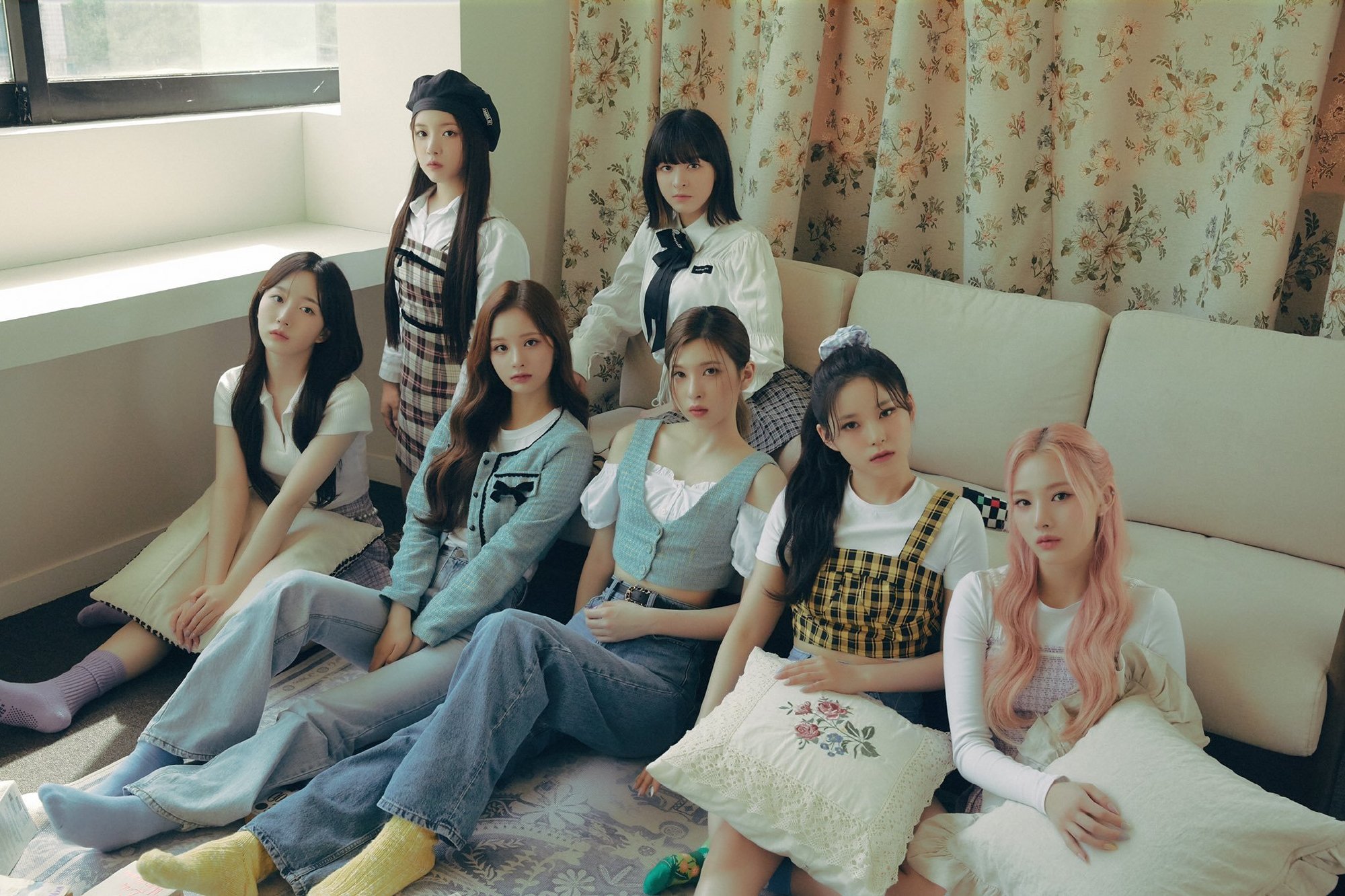 19岁韩国女星,nmixx吴海媛,证件照也像画报,清纯可爱少女甜妹