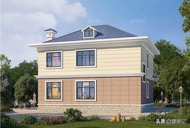 农村建房非常贵?20多万就能建的4款二层别墅,风格多样任你挑选