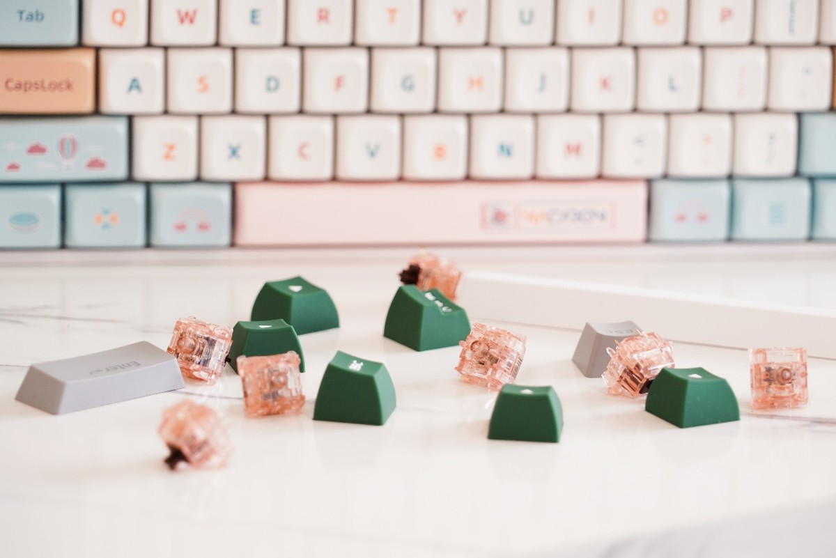 颜控不能拒绝的键盘，享受客制化设计，小呆虫马卡龙主题配色