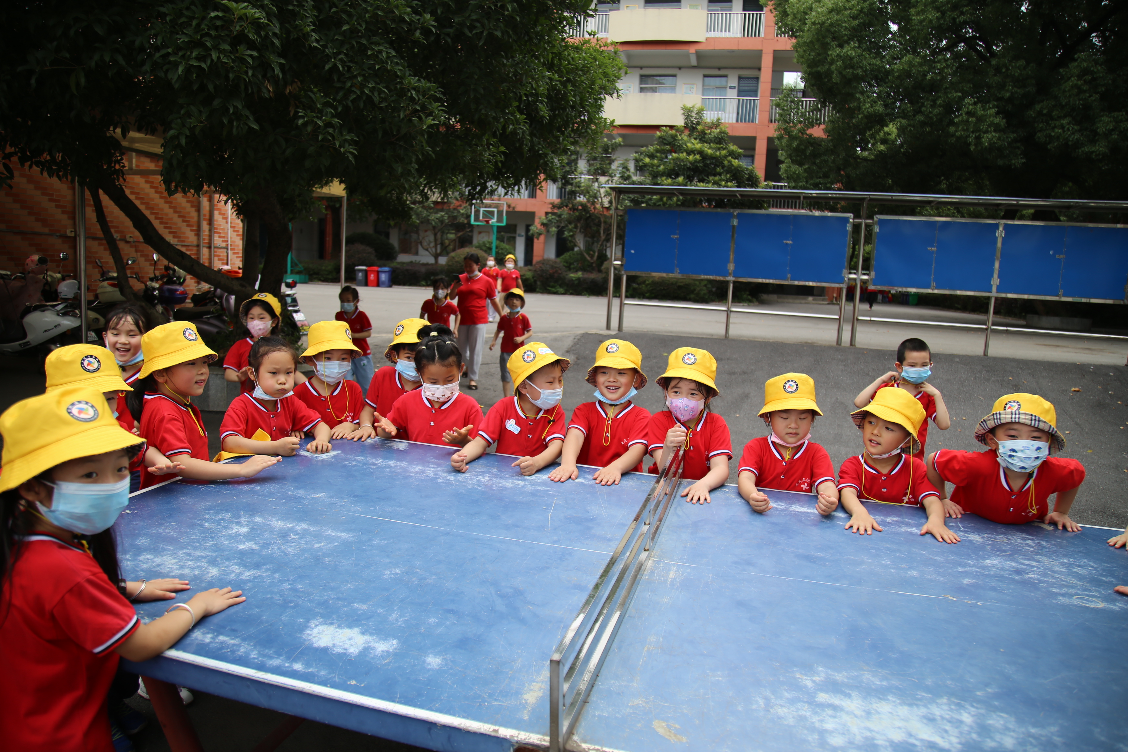 幼儿园孩子进东方红小学 体验小学生活